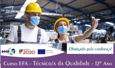 Curso EFA Técnico/a da Qualidade financiado pelo FSE / PO Capital Humano